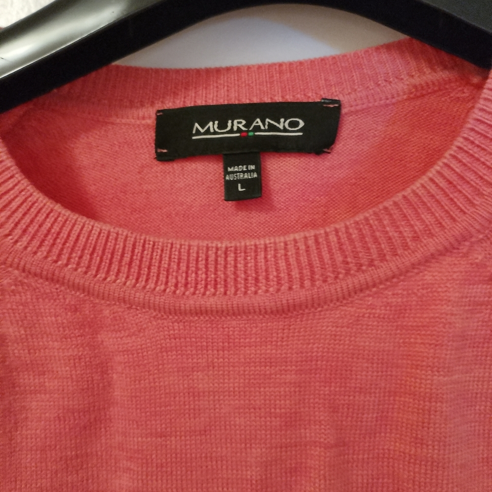 Murano 100% wool Crewneck Sweater size L
